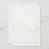 Silverware Hochzeit Probe Dinner Einladung (Rückseite)