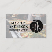Silverware Logo | Catering Visitenkarte (Vorderseite)