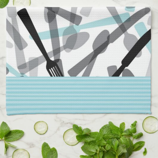 Silverware Mikrofaser Küchentücher (Gefaltet)