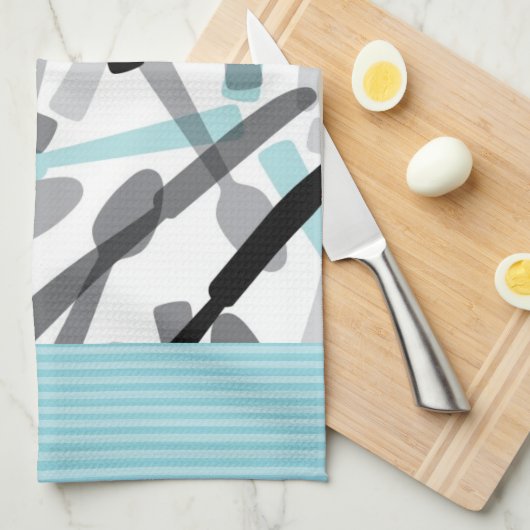 Silverware Mikrofaser Küchentücher (Viertel Falte)