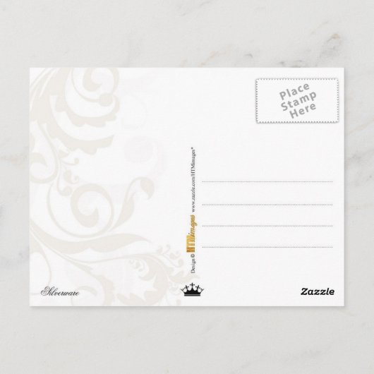 Silverware Postkarte (Rückseite)