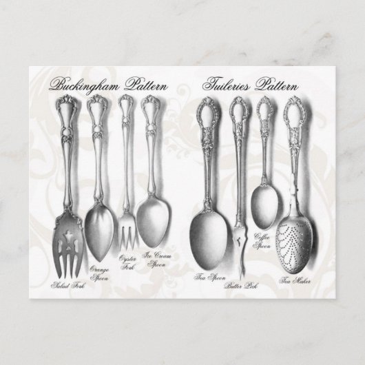Silverware Postkarte (Vorderseite)