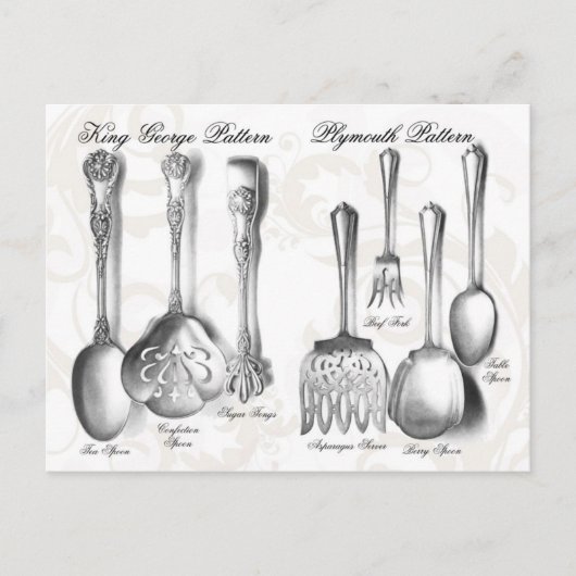 Silverware Postkarte (Vorderseite)