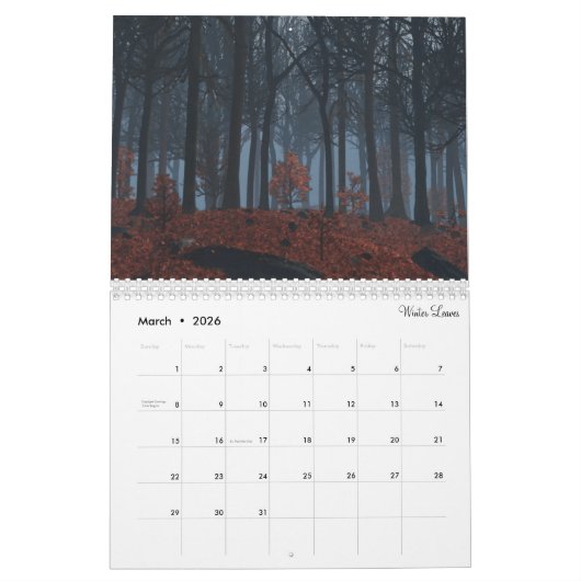 SilverWebForge Kalender 2019 (Mär 2026)
