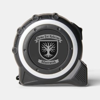 SilverWish Wappen Tape Measure in Silver Maßband