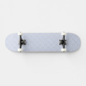 Silvery Blue Background, Skulpturen, Perlen Skateboard (Horizontal)