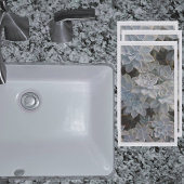 Silvery Blue Succulents Serviette