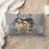 Silvery Foto Wedding Anniversary Claddaugh Lumb Lendenkissen (Decke)