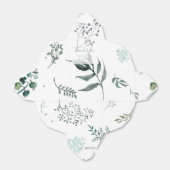 Silvery Green Eucalyptus Gastgeschenk Hochzeit Geschenkschachtel (Ungefaltet)