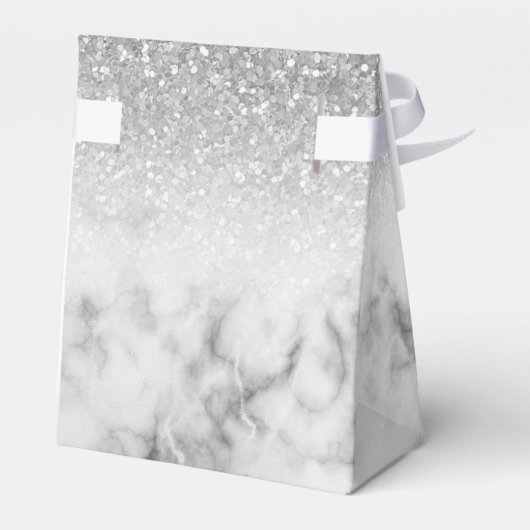 Silvery Imitats Glitzer/Marmor Süß 16 Geschenkschachtel (Rückseite)