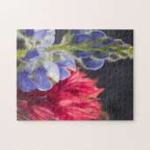 Silvery Lupine, Lavendel Paintbrush Puzzle (Horizontal)