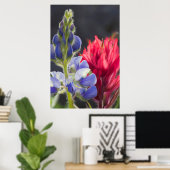 Silvery Lupine, Lavender Paintbrush Poster (Heimbüro)