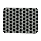 Silvery Metal Mesh Magnet (Horizontal)