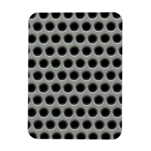 Silvery Metal Mesh Magnet (Vertikal)