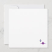 Silvery Moon Bids Sweet Dreams Flat Card (Rückseite)