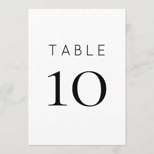 Silvery Sage Green Wedding Tischnummer (Rückseite)