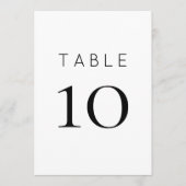 Silvery Sage Green Wedding Tischnummer (Vorderseite)