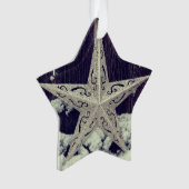 Silvery Star Holiday Ornament (Vorderseite)