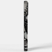 Silvery Steampunk Cauldron Spellbooks und Tränke Case-Mate iPhone Hülle (Rückseite / Rechts)