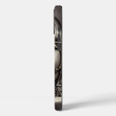 Silvery Verziert Cauldron mit Lila Kristallball Case-Mate iPhone Hülle (Rückseite / Links)