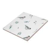 Silvery Vining Blätter Nahtlose Keramik Tile Fliese (Seite)