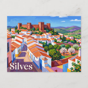 Silves Portugal Postkarte
