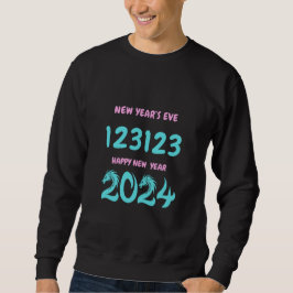 Silvester 123123 Frohes neues Jahr 2024 Sweatshirt