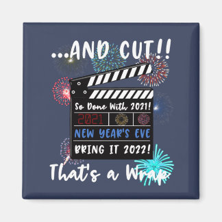 Silvester 2021 Zitat Funny 2022 Neujahr Magnet