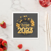 Silvester 2023! serviette (Beispiel)