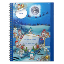 Silvester 2023 Wintercard-Notebook Notizblock