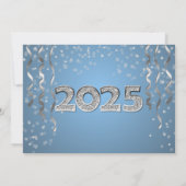 Silvester 2025 in Diamanten Einladung (Rückseite)