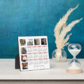 Silvester 2025 - Kalenderfamilie Multi Foto Collag Fotoplatte (InSitu)