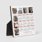 Silvester 2025 - Kalenderfamilie Multi Foto Collag Fotoplatte (Vorderseite)