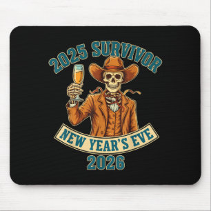 Silvester 2025 Survivor Neujahr 2026 Mousepad