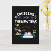 Silvester 2026 Familienurlaub Karte (Gelbe Blume)