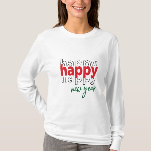Silvester 2026 stilvoll feiern T-Shirt (Vorderseite)