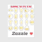 Silvester 5 Gold Aufkleber (Blatt)