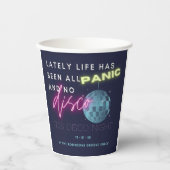 Silvester 70er Party Paper Cups Pappbecher (Vorderseite)