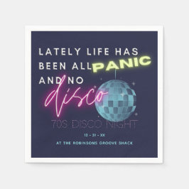 Silvester 70er Party Serviette