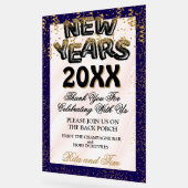 Silvester Akryllische Begrüßung Acrylschild (Winkel)