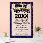 Silvester Akryllische Begrüßung Acrylschild (Hochzeit)