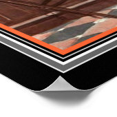 "Silvester" Art Deco Print by George Leonnec Poster (Ecke)