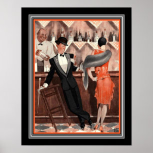 "Silvester" Art Deco Print by George Leonnec Poster