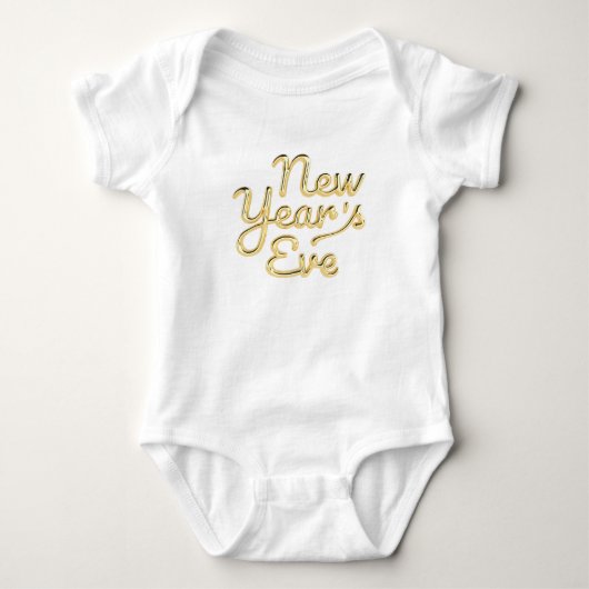 Silvester Baby Strampler (Vorderseite)