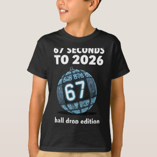 Silvester-Ball-Fall-Countdown Lustiger Brainrot T-Shirt
