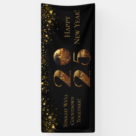 Silvester-Banner 2025 Banner (Vertikal)