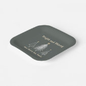 Silvester Bright and Shinting Holiday Party Pappteller (Gewinkelt)