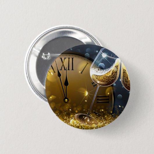 Silvester Button (Vorne & Hinten)