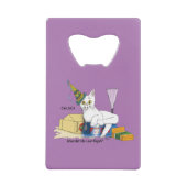 Silvester Cat Funny Geldbeutel Flaschenöffner (Vorderseite)