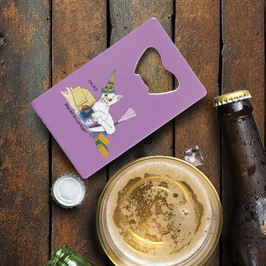 Silvester Cat Funny Geldbeutel Flaschenöffner